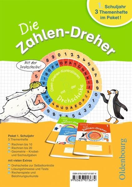 Die Zahlen-Dreher / 1. Schuljahr - Übungshefte-Paket: 01021-5, 01022-2 und 010239 im Paket Study Guides