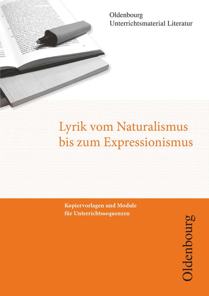 Oldenbourg Unterrichtsmaterial Literatur - Kopiervorlagen und Module für Unterrichtssequenzen Poetry