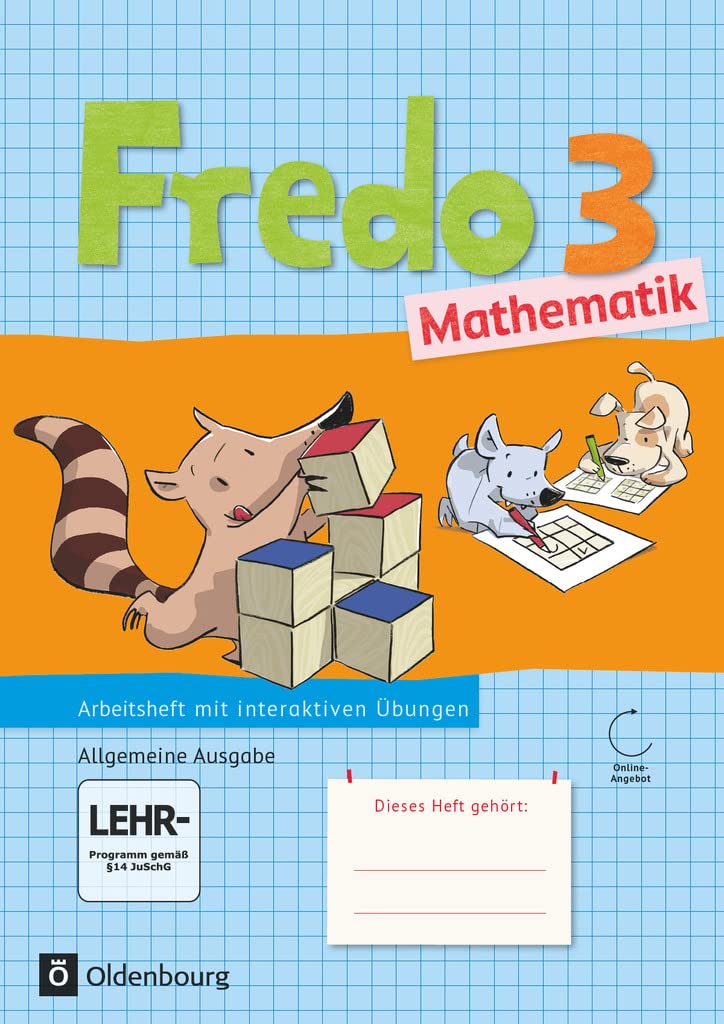 Fredo - Mathematik - Ausgabe A - 2015 - 3. Schuljahr: Arbeitsheft mit interaktiven Übungen online - Mit Übungssoftware auf CD-ROM Study Guides
