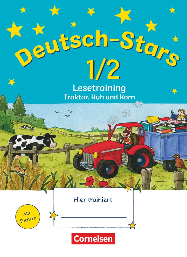 Deutsch-Stars. 1./2. Schuljahr. Lesetraining Traktor, Kuh und Korn Social Sciences