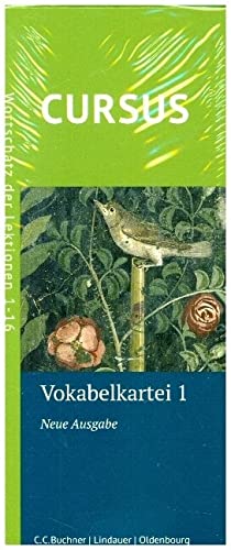 Cursus - Neue Ausgabe: Vokabelkartei 1 - Wortschatz der Lektionen 1-20 Foreign Languages ​​& Dictionaries