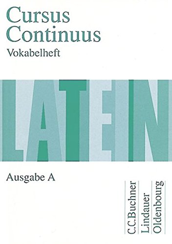 Cursus Continuus - Ausgabe A / Vokabelheft Foreign Languages ​​& Dictionaries