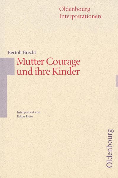 Bertolt Brecht, Mutter Courage und ihre Kinder Study Guides