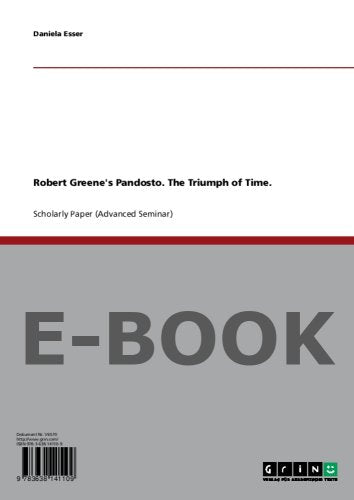 Robert Greene s Pandosto. The Triumph of Time. Books