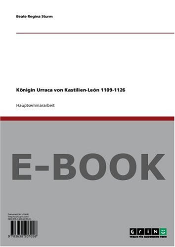 Königin Urraca von Kastilien-León 1109-1126 Books