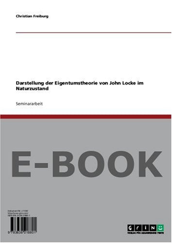 Darstellung der Eigentumstheorie von John Locke im Naturzustand Science