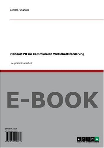 Standort-PR zur kommunalen Wirtschaftsförderung Books
