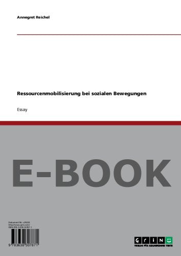 Ressourcenmobilisierung bei sozialen Bewegungen Books