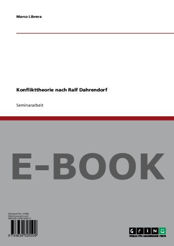 Product Image: Konflikttheorie nach Ralf Dahrendorf