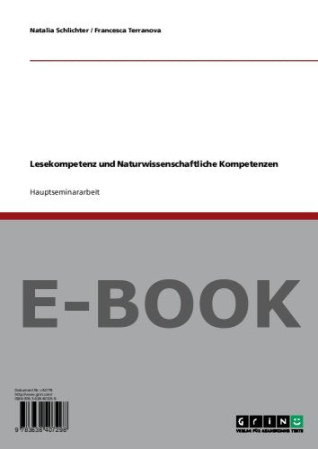 Lesekompetenz und Naturwissenschaftliche Kompetenzen Books