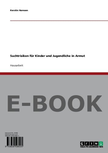 Suchtrisiken für Kinder und Jugendliche in Armut Books