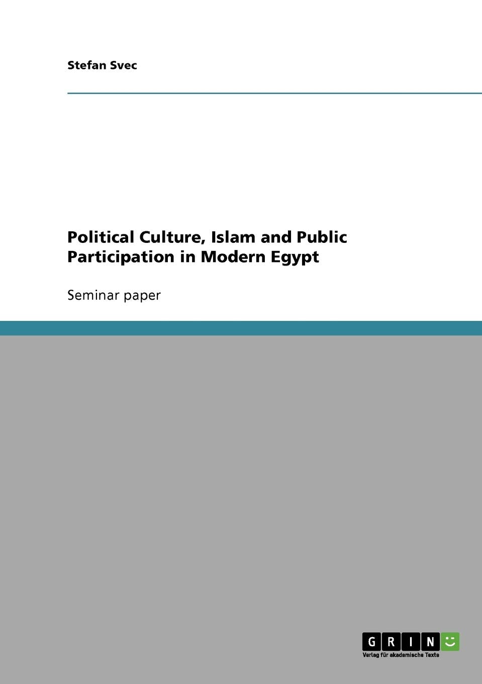 Political Culture, Islam and Public Participation in Modern Egypt Law