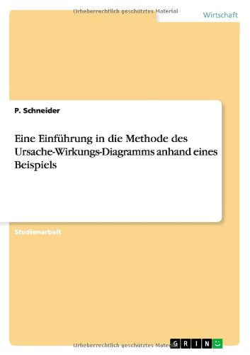 Eine Einführung in die Methode des Ursache-Wirkungs-Diagramms anhand eines Beispiels Business, Finance & Career