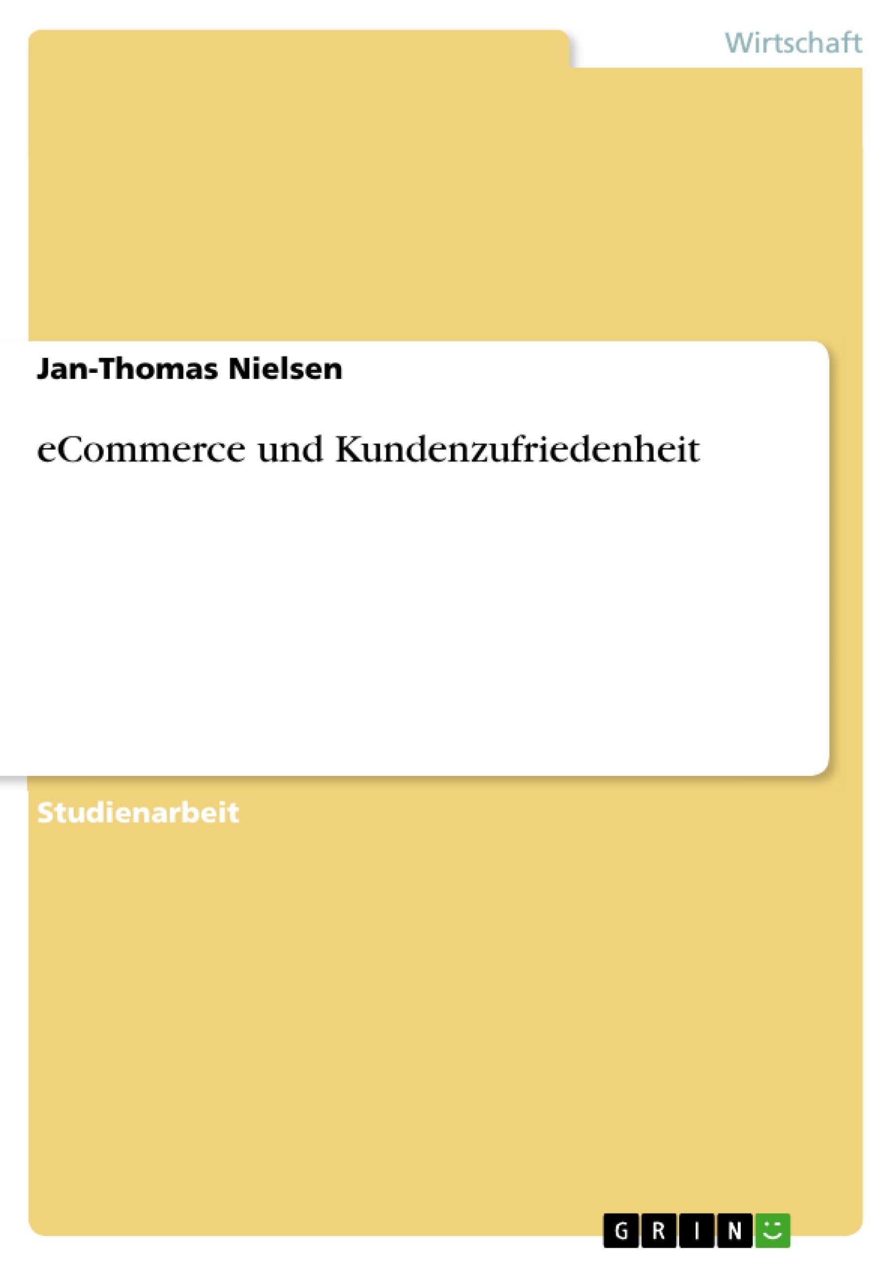 eCommerce und Kundenzufriedenheit book