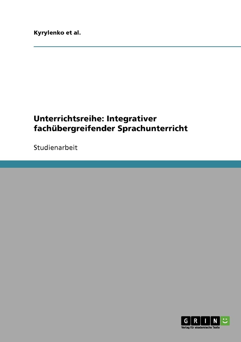 Unterrichtsreihe: Integrativer fachübergreifender Sprachunterricht Social Sciences