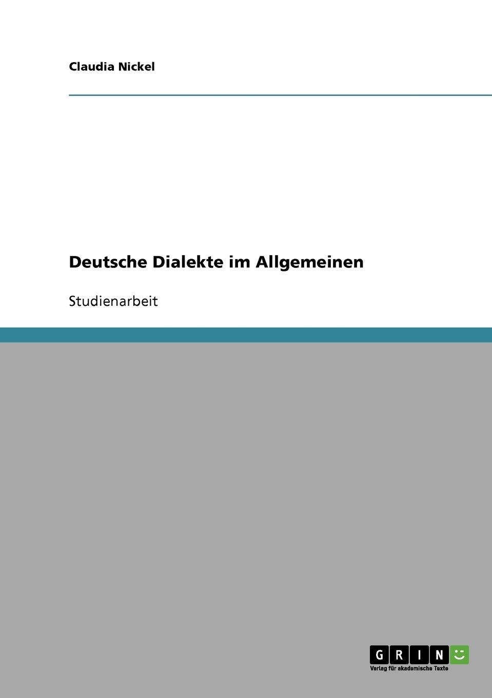 Deutsche Dialekte im Allgemeinen Contemporary literature
