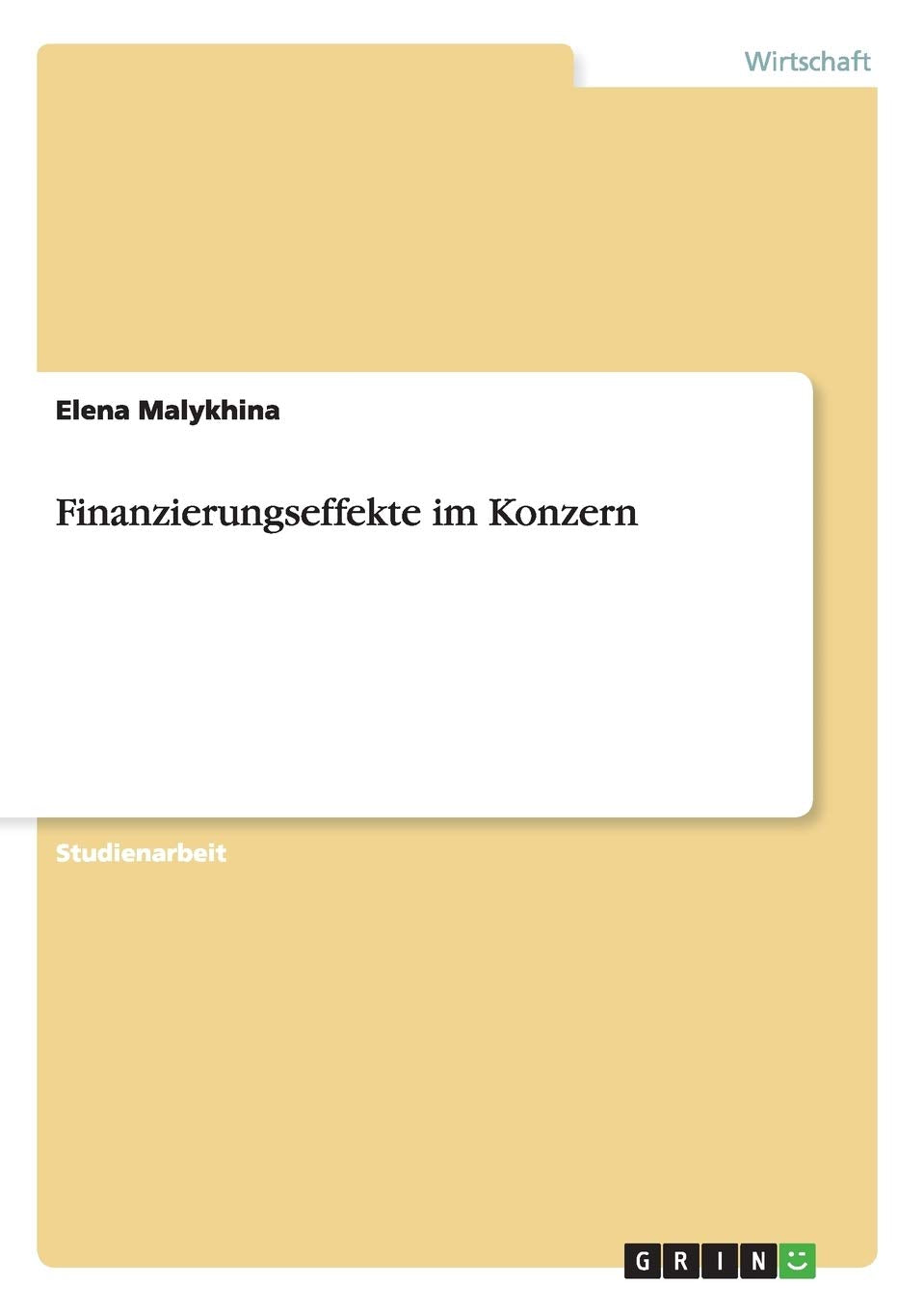 Finanzierungseffekte im Konzern Law