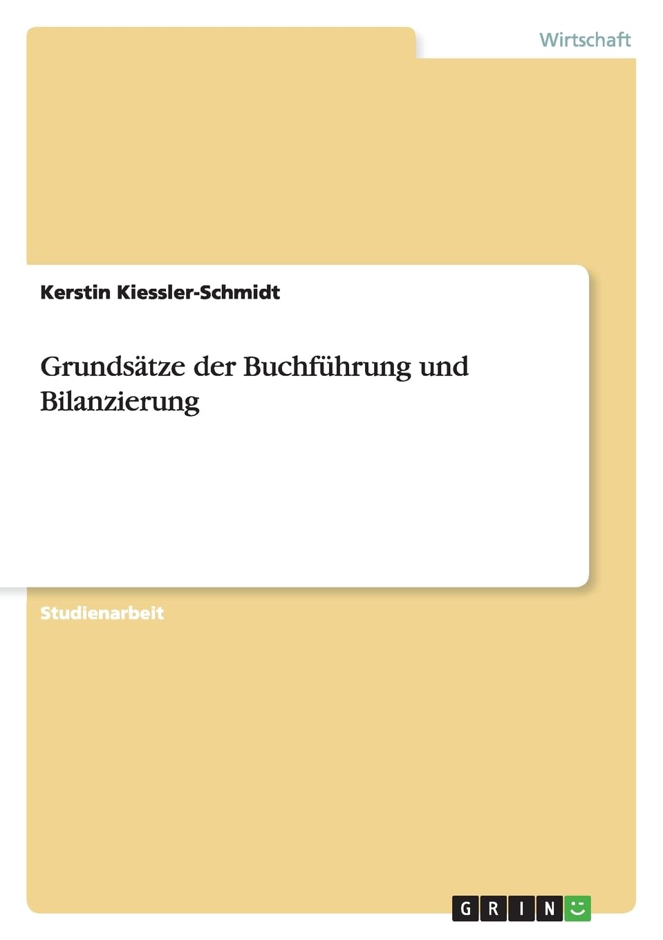 Grundsätze der Buchführung und Bilanzierung Law