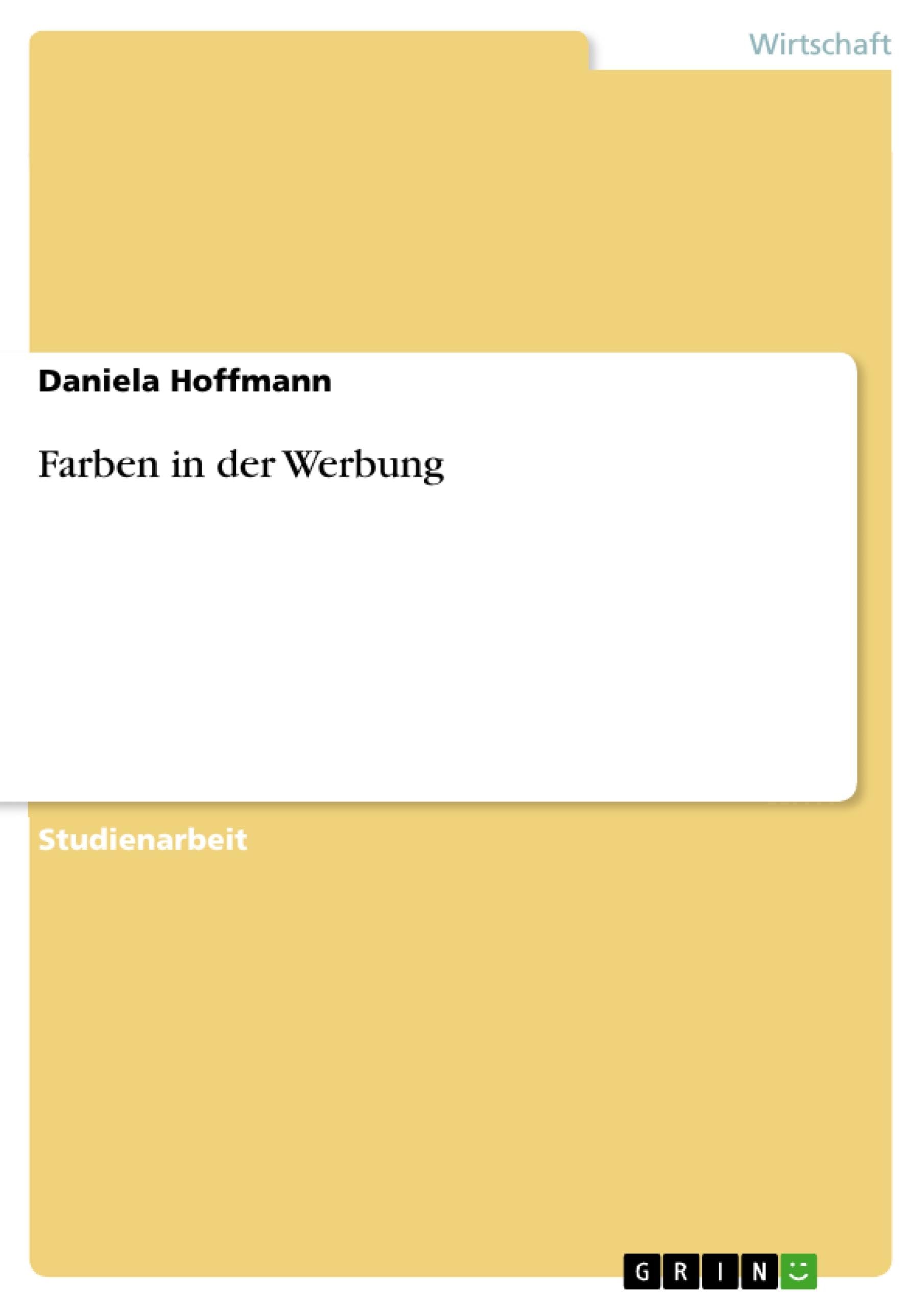 Farben in der Werbung Law