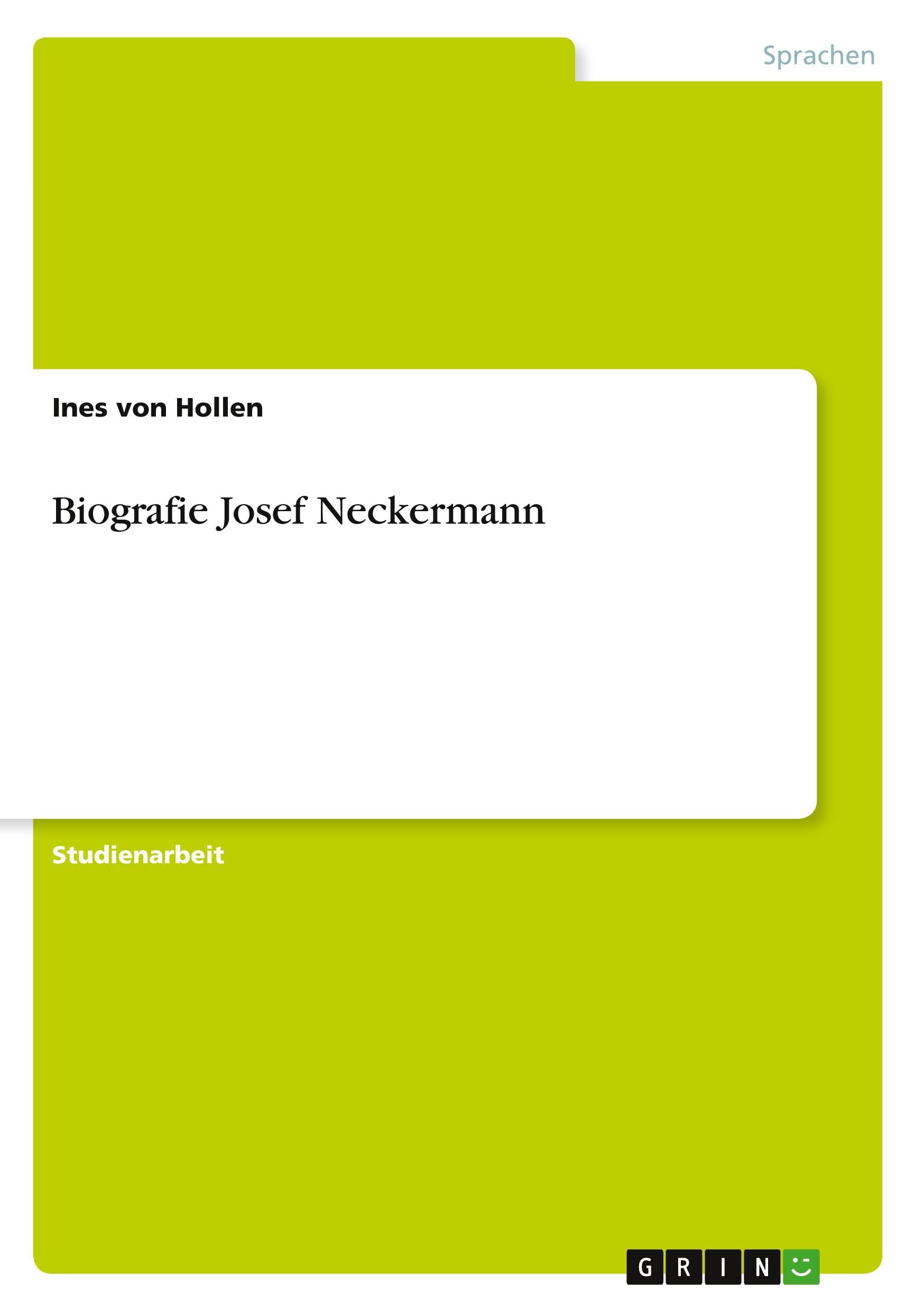 Biografie Josef Neckermann Memories