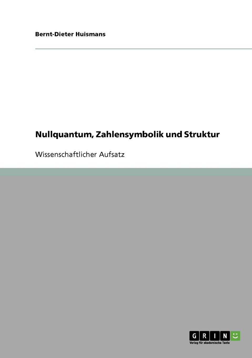 Nullquantum, Zahlensymbolik und Struktur Medicine