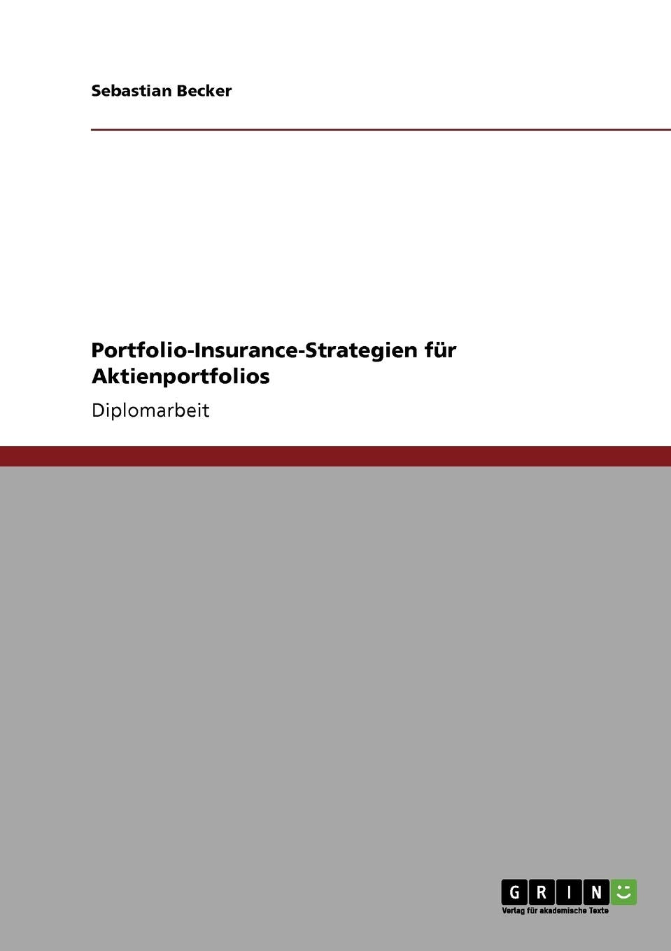 Portfolio-Insurance-Strategien für Aktienportfolios Law