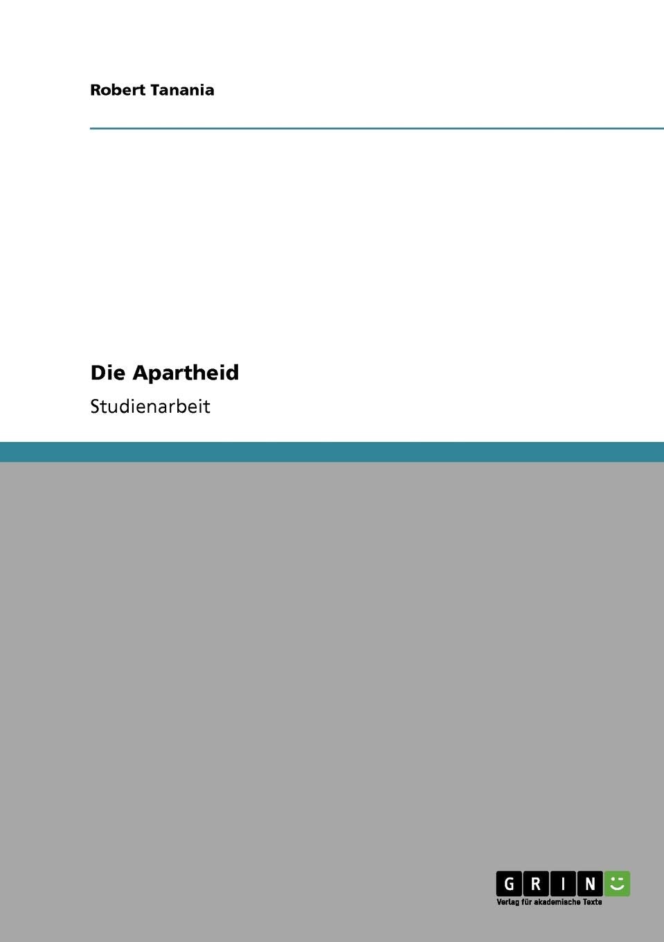 Die Apartheid in Südafrika Law