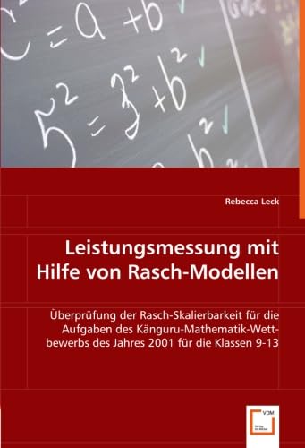 Leistungsmessung mit Hilfe von Rasch-Modellen Psychology