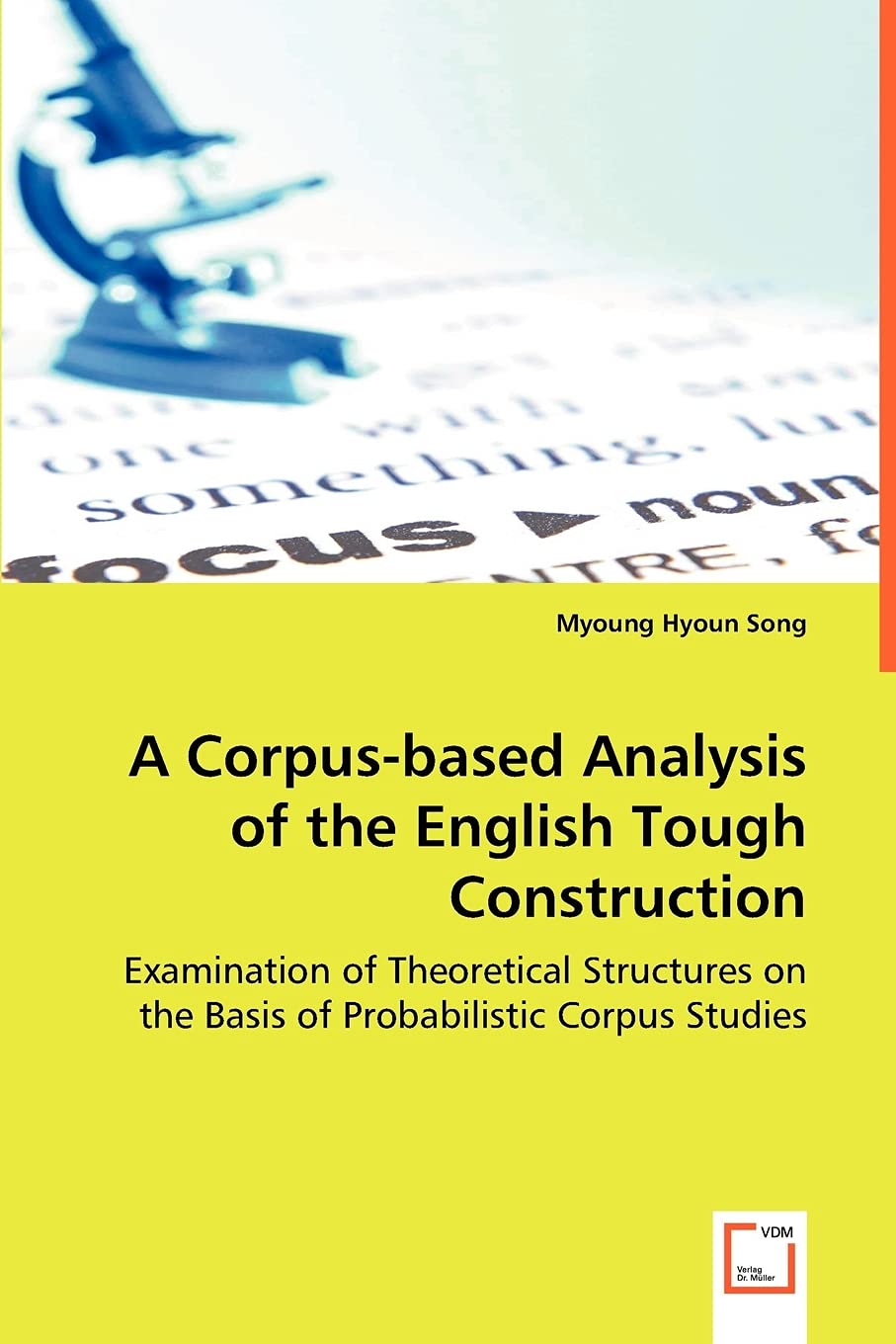 A Corpus-based Analysis of the English Tough Construction book