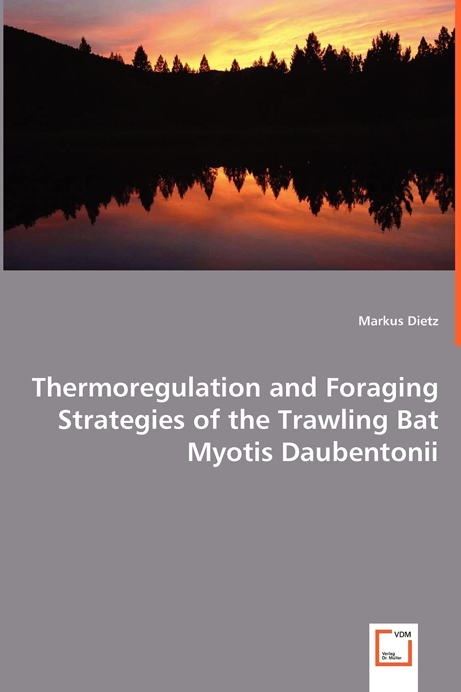 Thermoregulation and Foraging Strategies of the Trawling Bat Myotis Daubentonii Natural Sciences