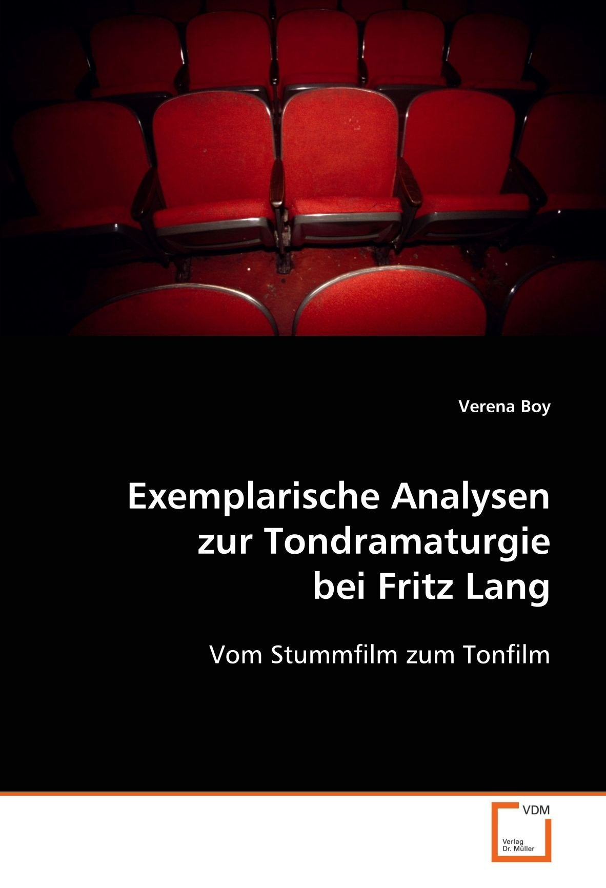 Exemplarische Analysen zur Tondramaturgie bei Fritz Lang book