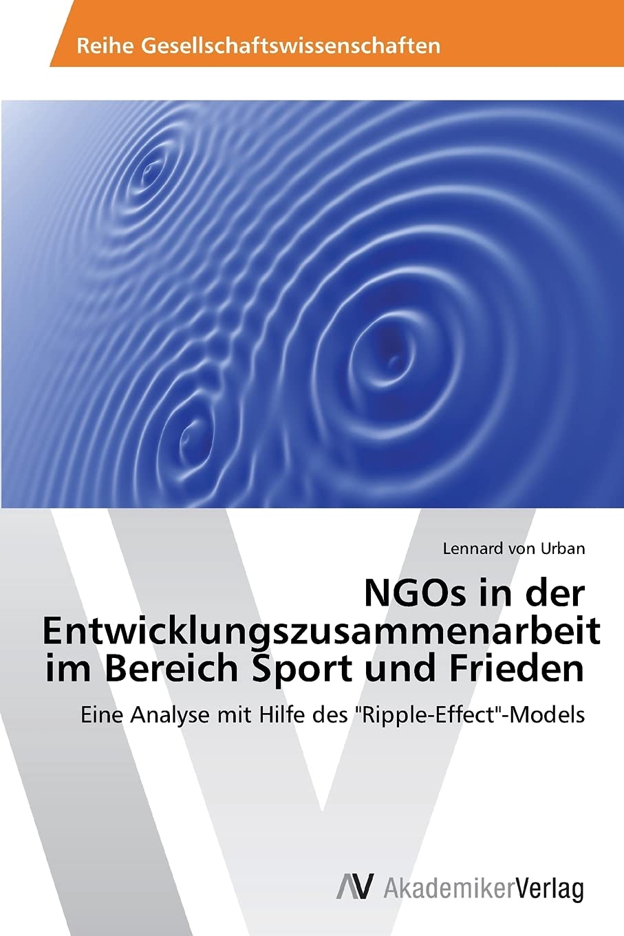 NGOs in der Entwicklungszusammenarbeit im Bereich Sport und Frieden: Eine Analyse mit Hilfe des "Ripple-Effect"-Models Leisure & Fun