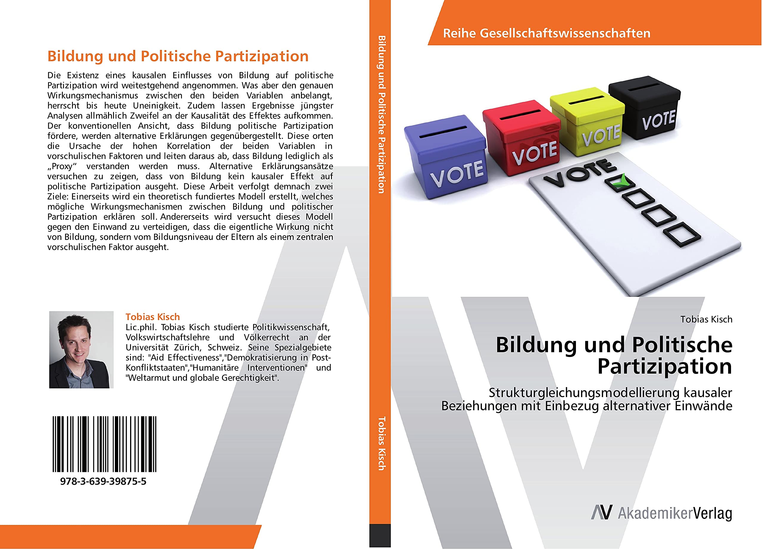 Bildung und Politische Partizipation: Strukturgleichungsmodellierung kausaler Beziehungen mit Einbezug alternativer Einwände Books