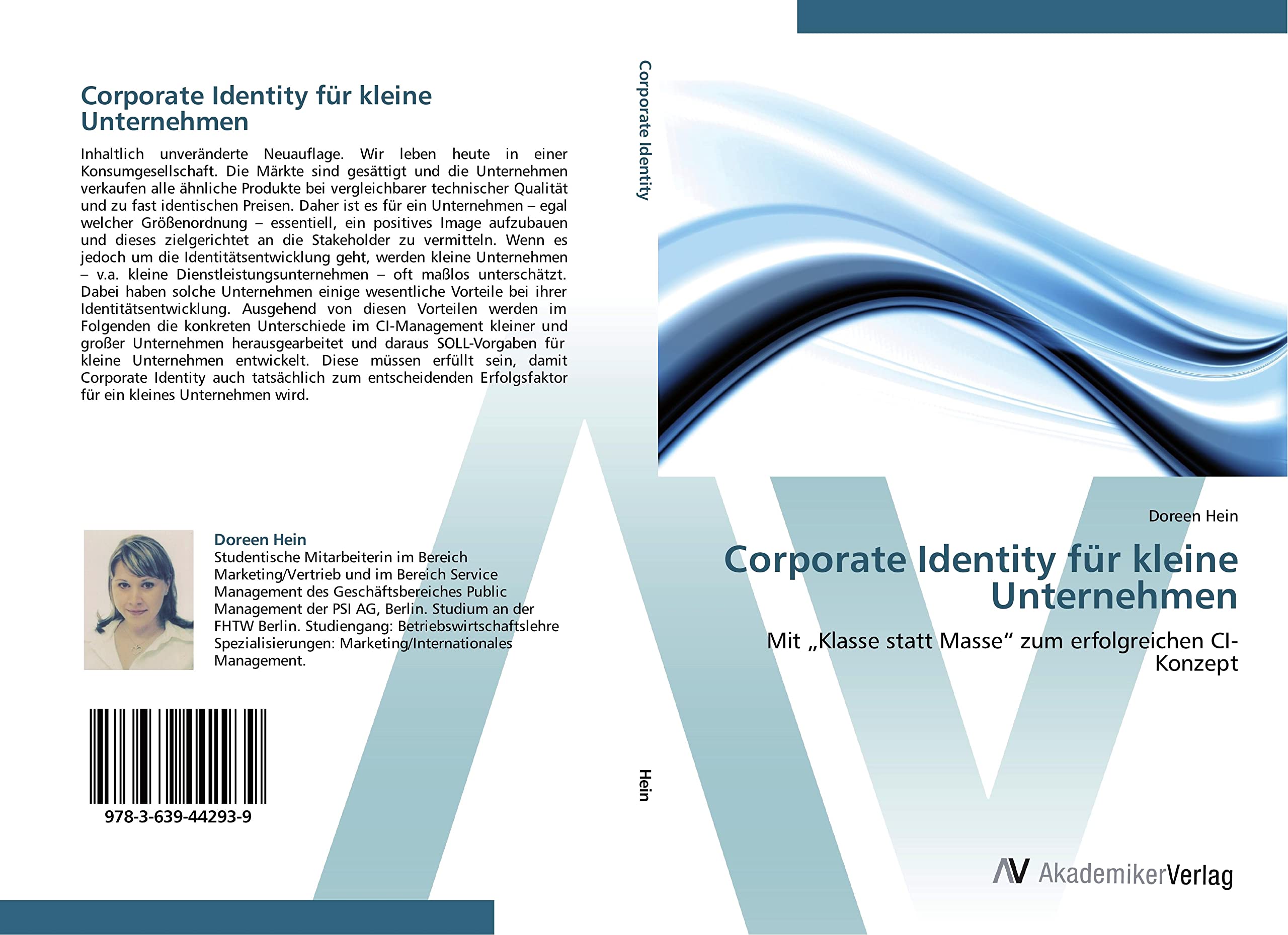 Corporate Identity für kleine Unternehmen book