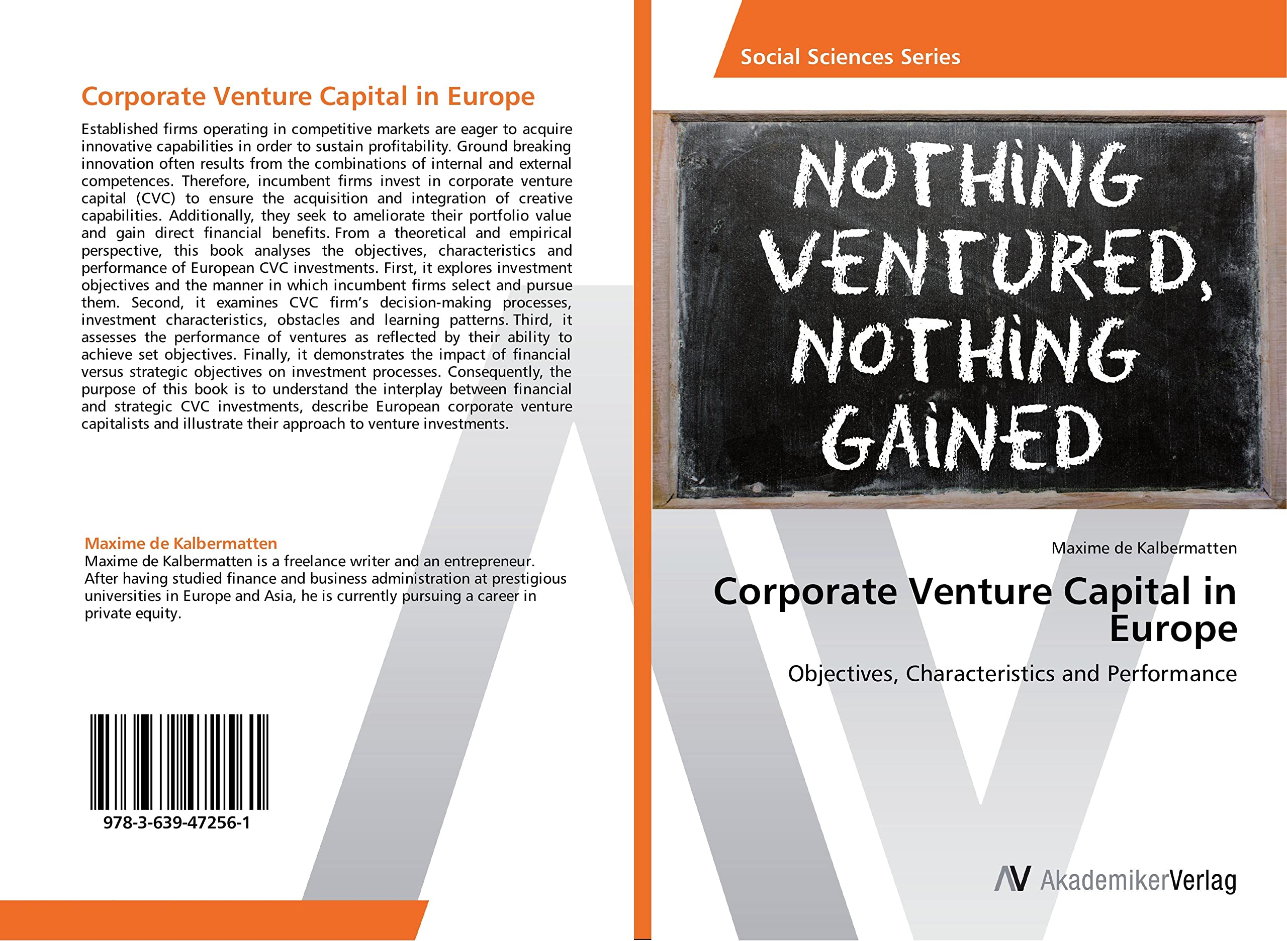 Corporate Venture Capital in Europe: Objectives, Characteristics and Performance Law