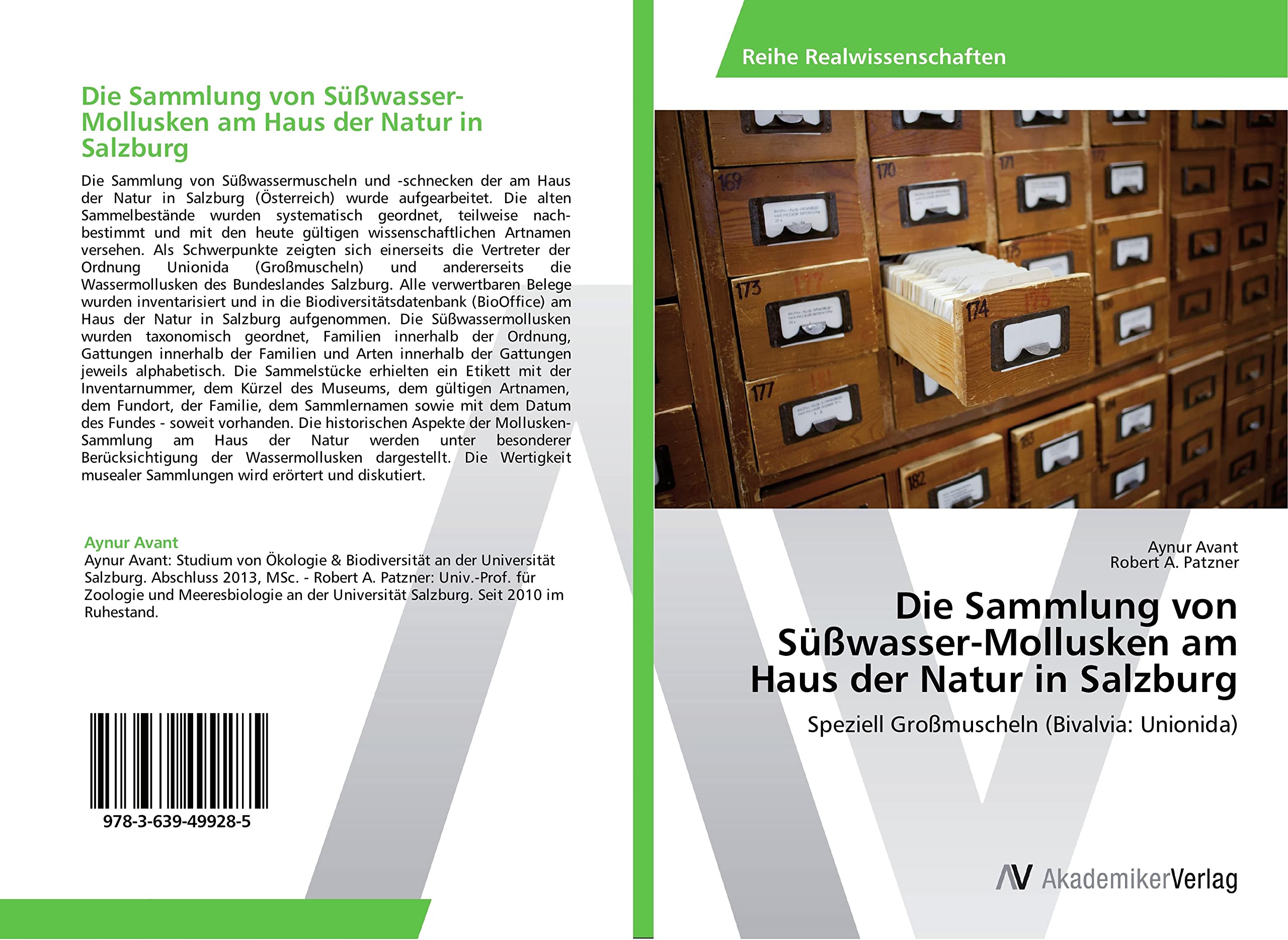 Die Sammlung von Süßwasser-Mollusken am Haus der Natur in Salzburg: Speziell Großmuscheln (Bivalvia: Unionida) Natural Sciences