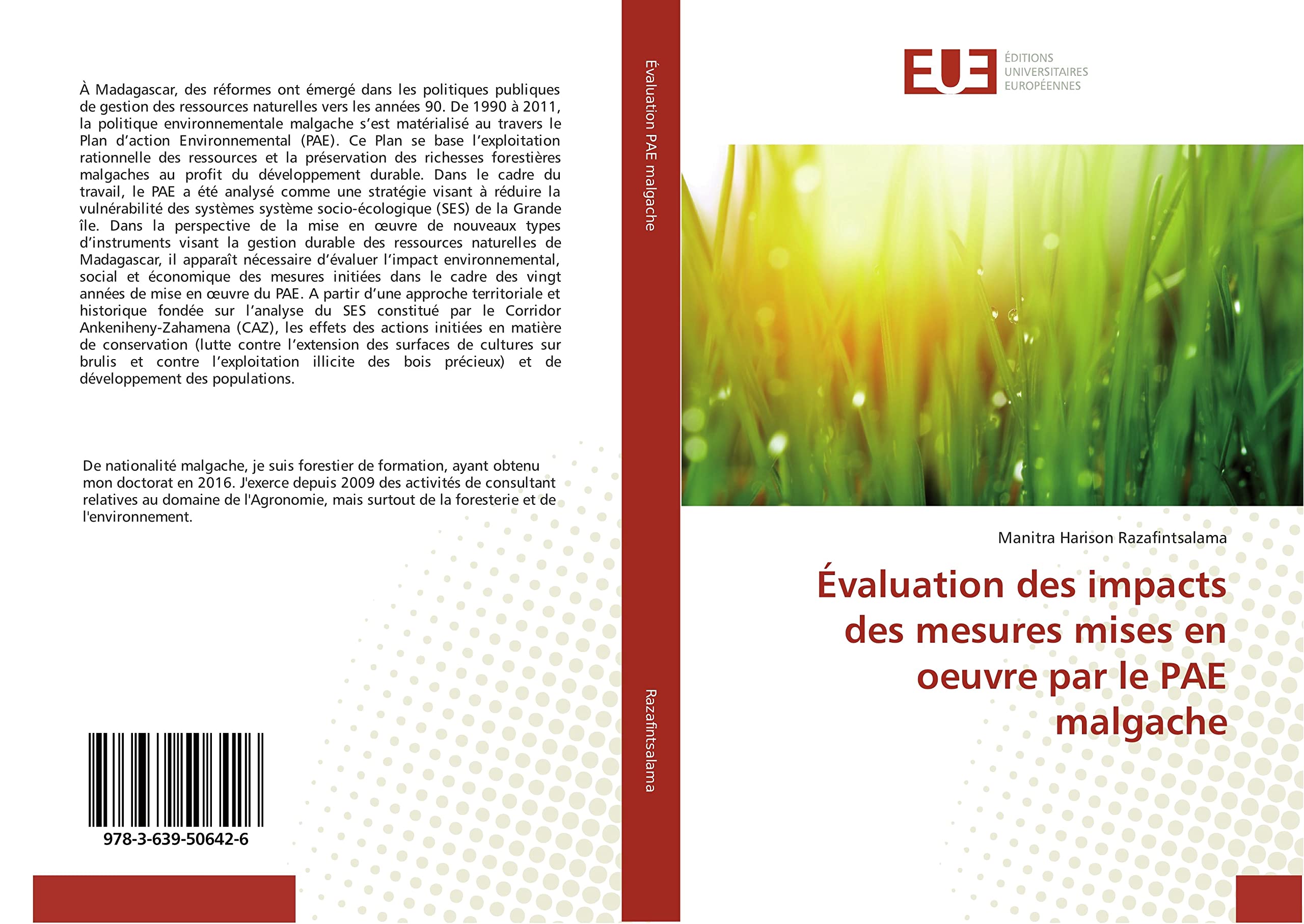 Évaluation des impacts des mesures mises en oeuvre par le PAE malgache book