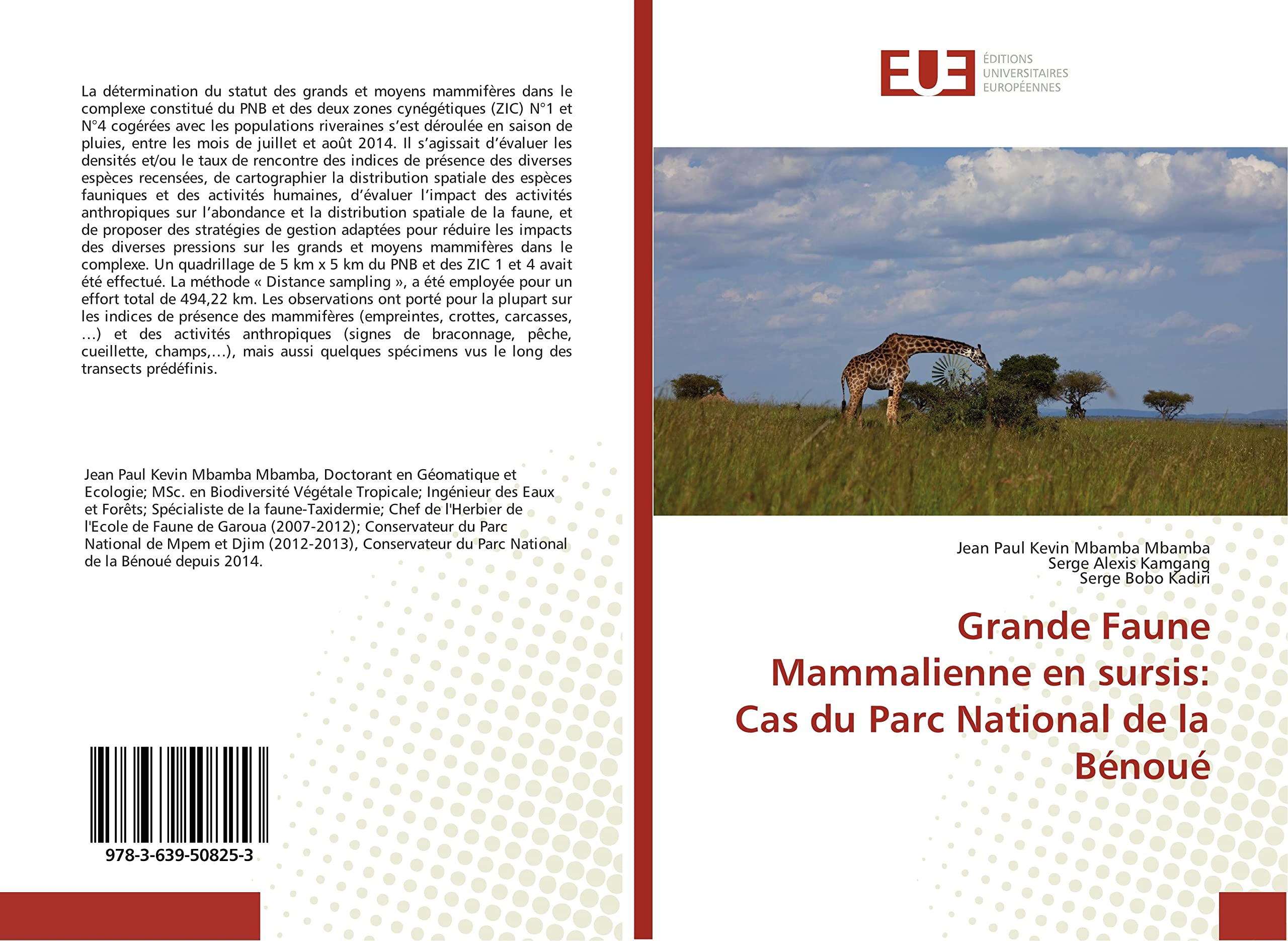 Grande Faune Mammalienne en sursis: Cas du Parc National de la Bénoué book