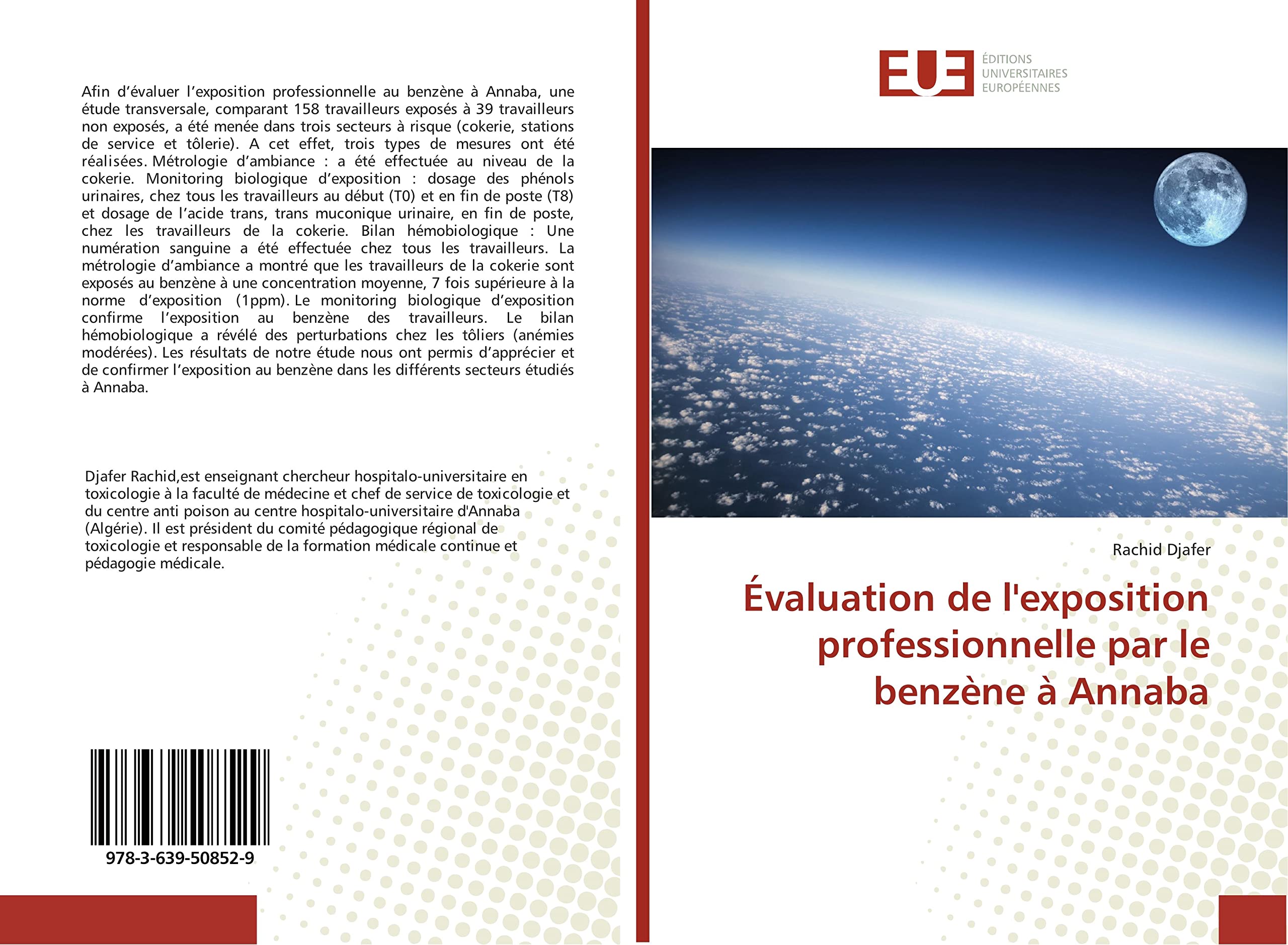Évaluation de l'exposition professionnelle par le benzène à Annaba book