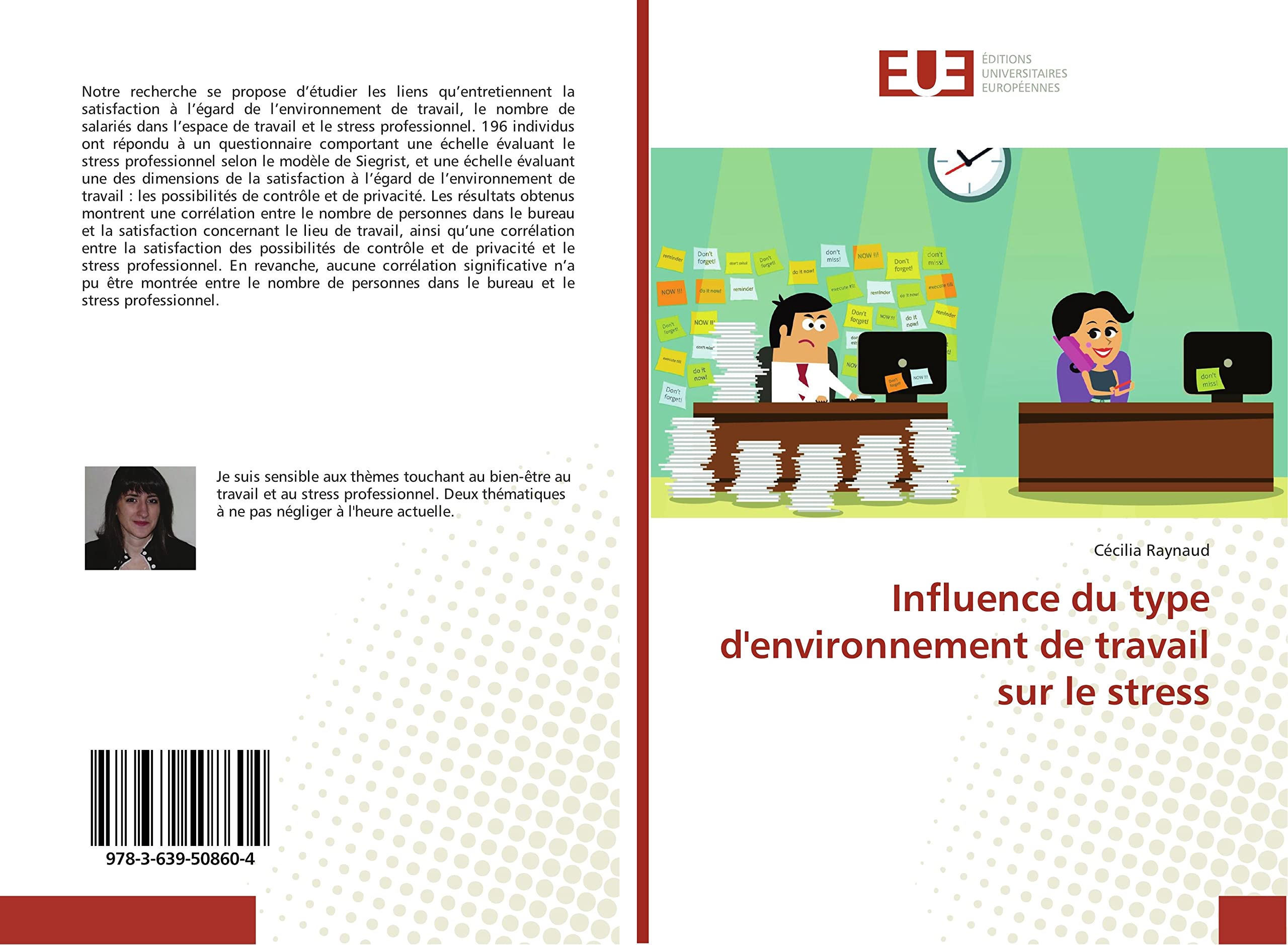 Influence du type d'environnement de travail sur le stress book