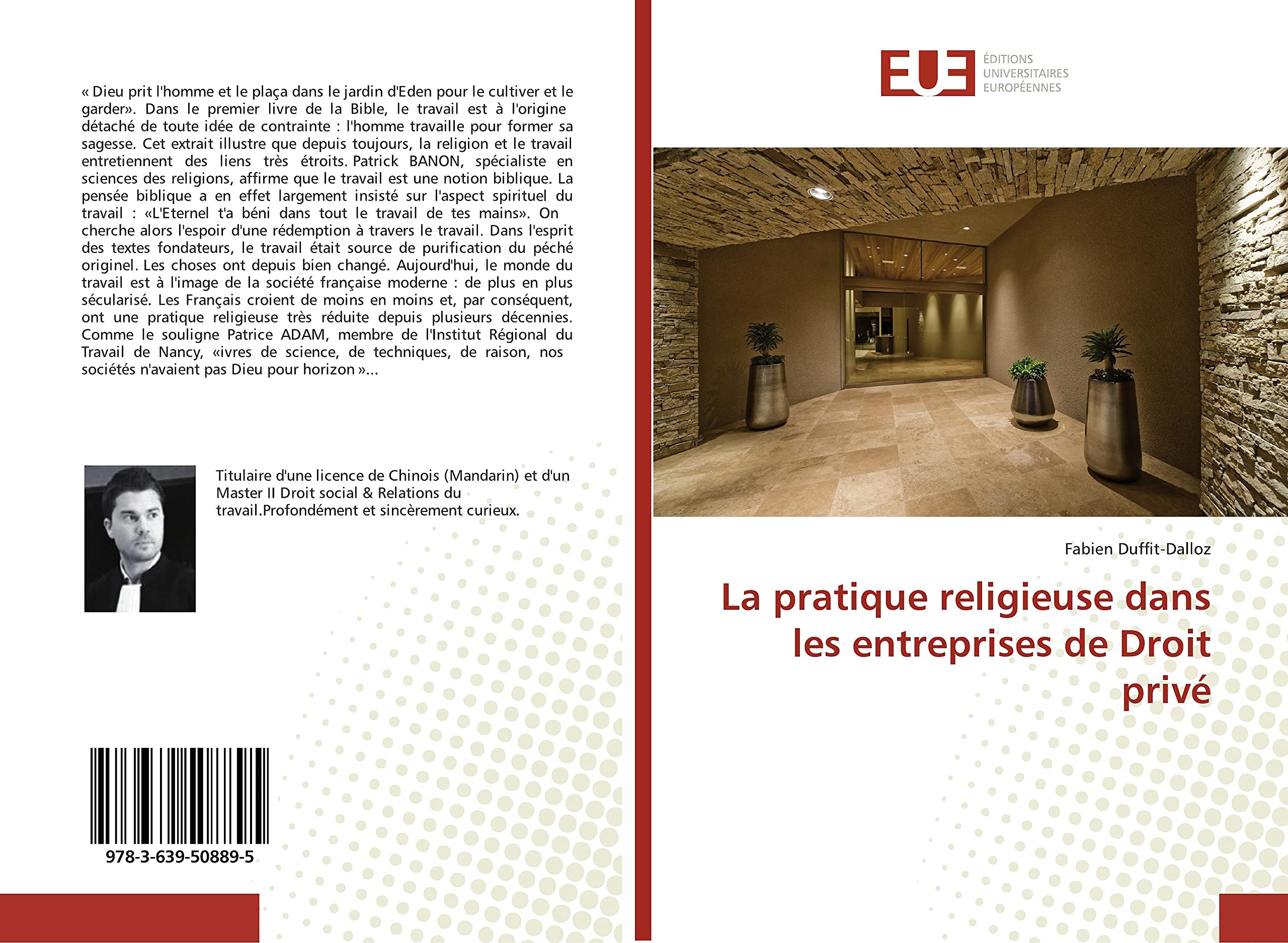 La pratique religieuse dans les entreprises de Droit privé book
