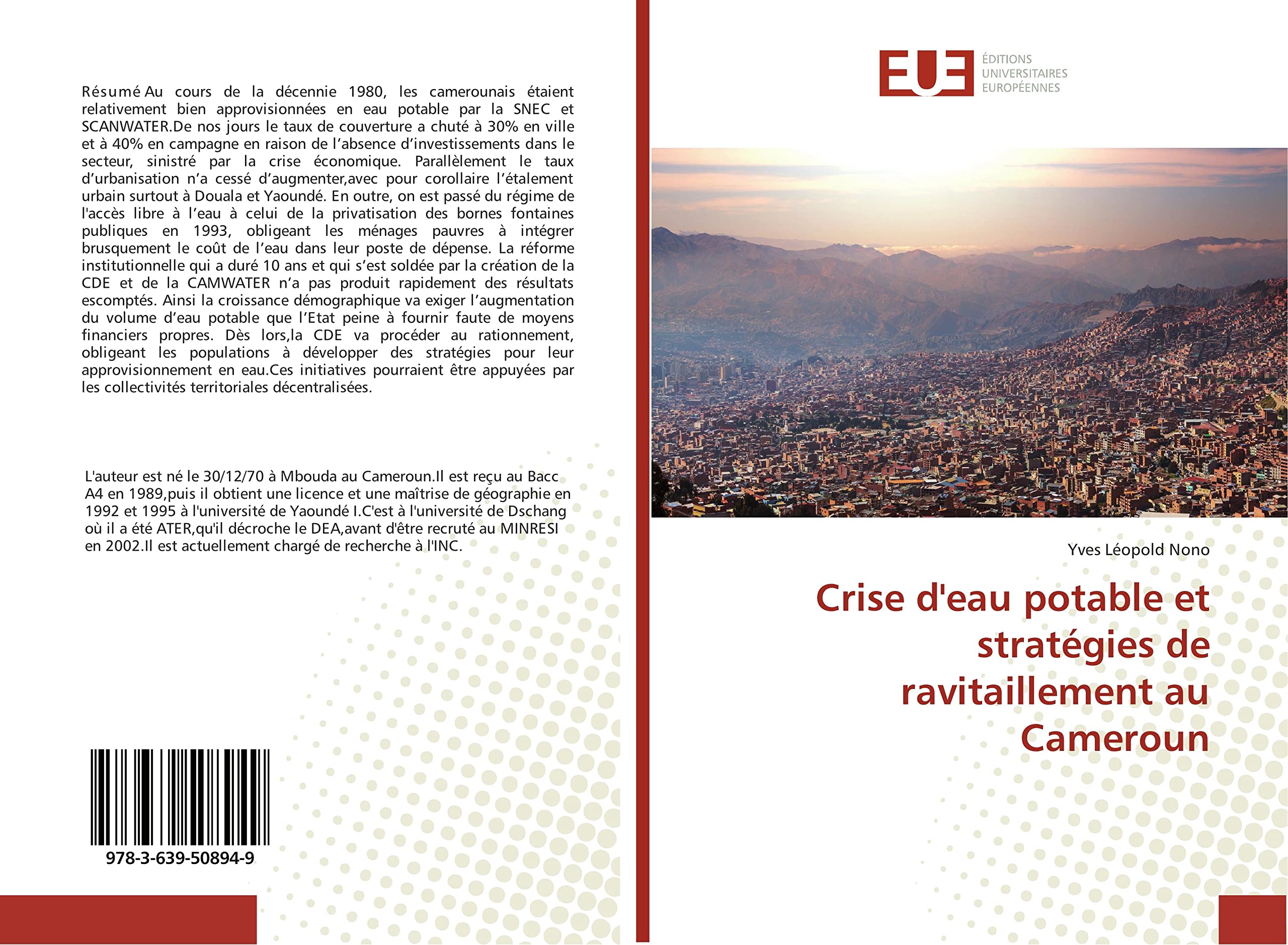 Crise d'eau potable et stratégies de ravitaillement au Cameroun book