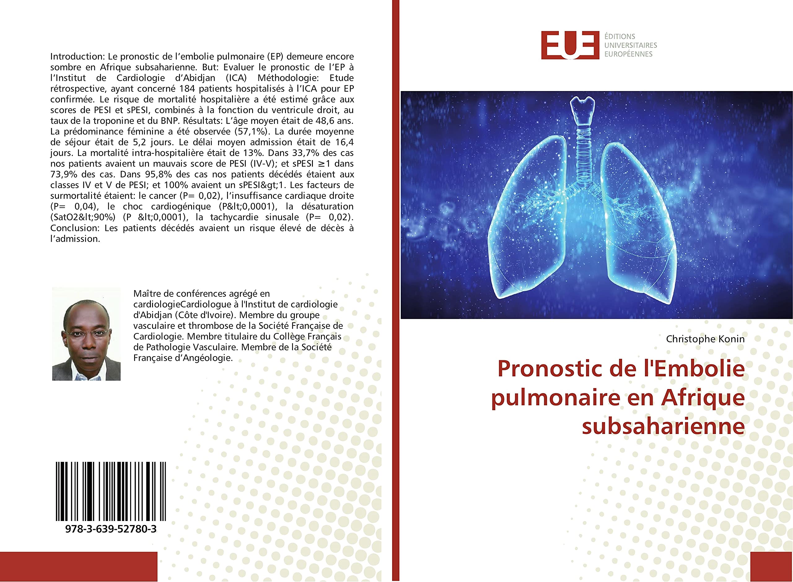 Pronostic de l'Embolie pulmonaire en Afrique subsaharienne book