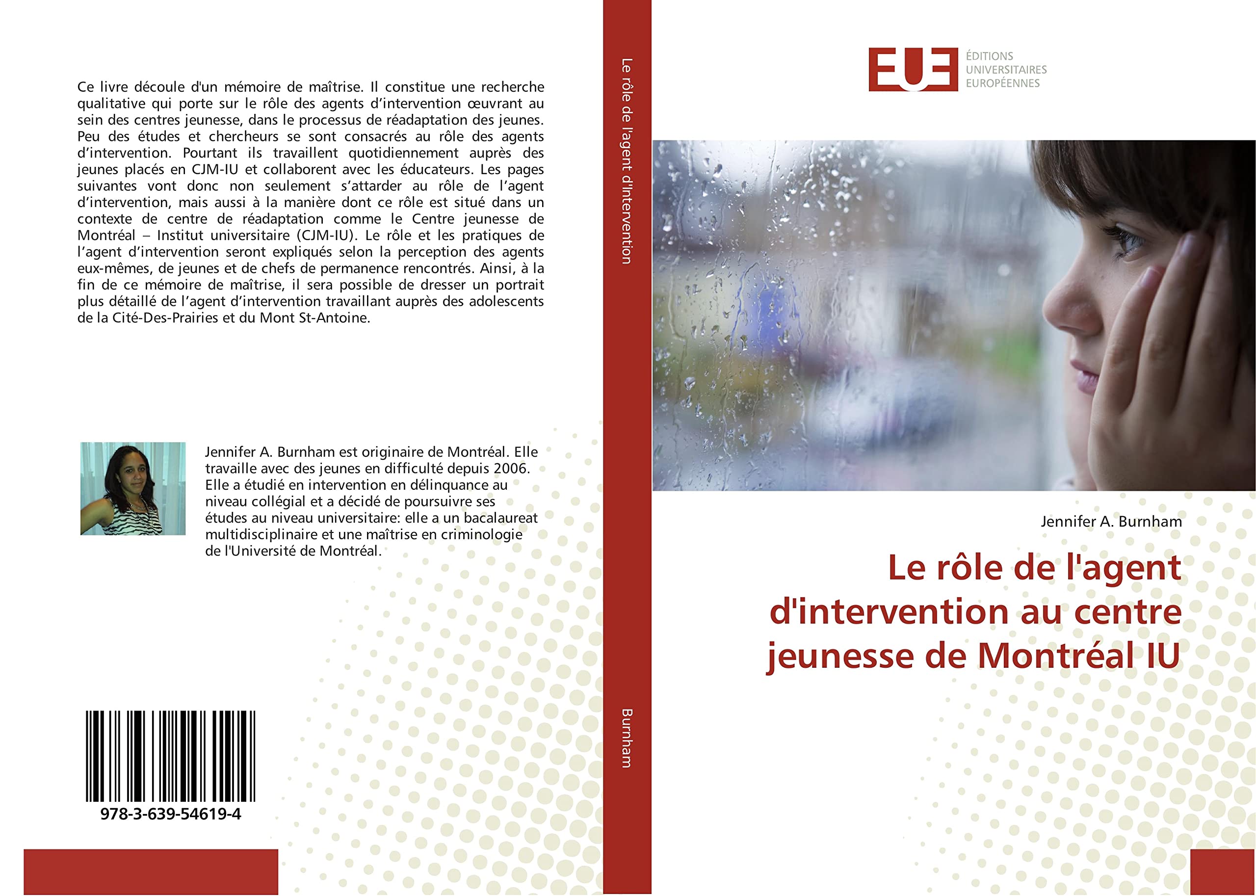 Le rôle de l'agent d'intervention au centre jeunesse de Montréal IU book