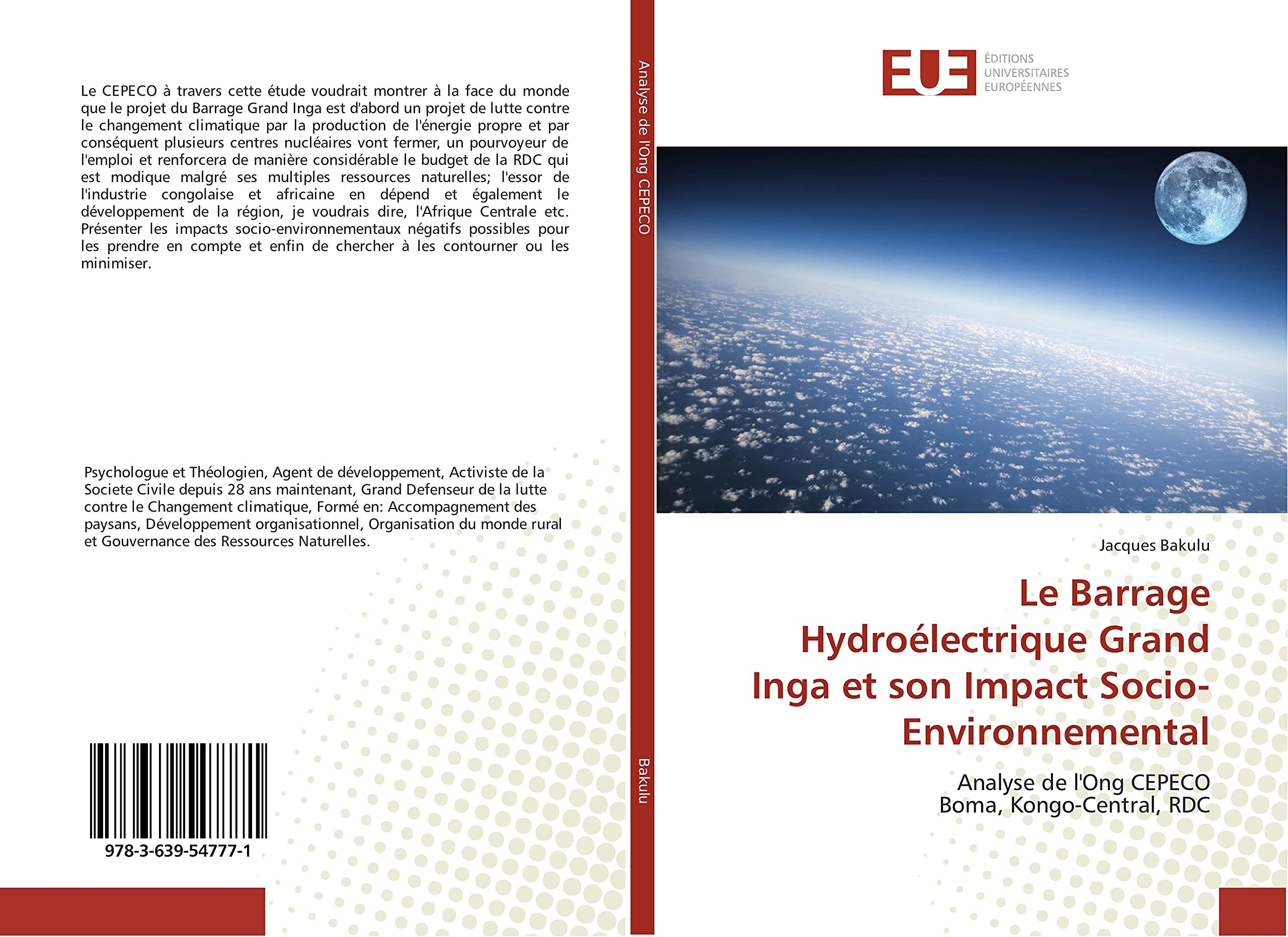 Le Barrage Hydroélectrique Grand Inga et son Impact Socio-Environnemental: Analyse de l'Ong CEPECO Boma, Kongo-Central, RDC book