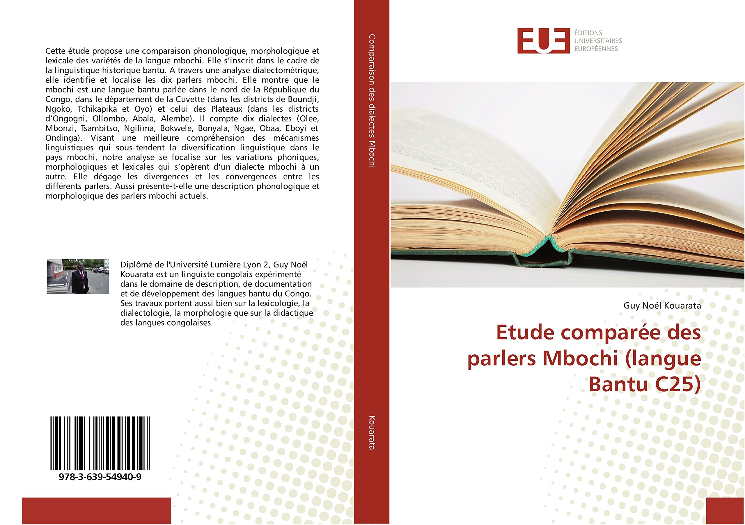 Etude comparée des parlers Mbochi (langue Bantu C25) book