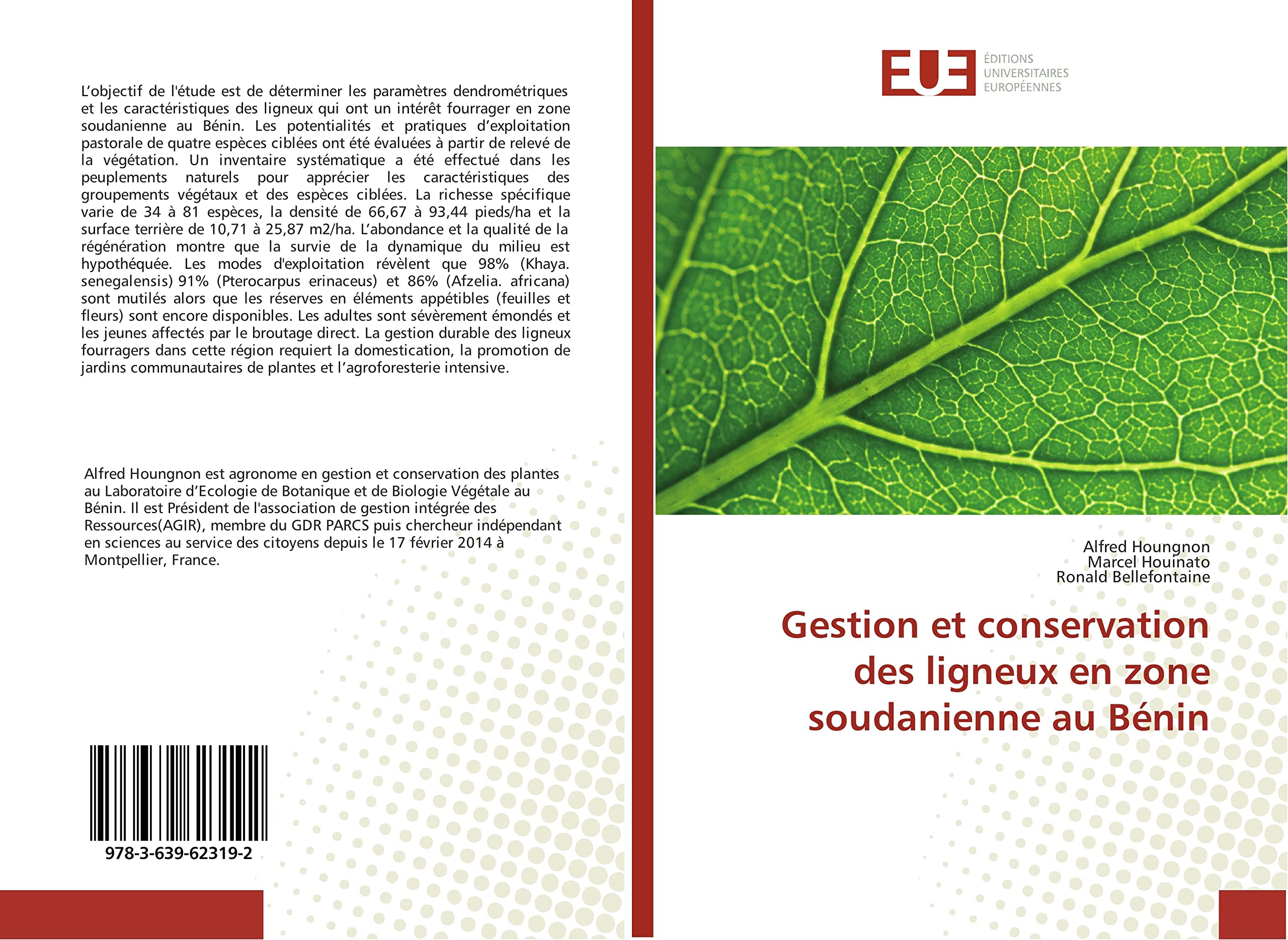 Gestion et conservation des ligneux en zone soudanienne au BENIN book