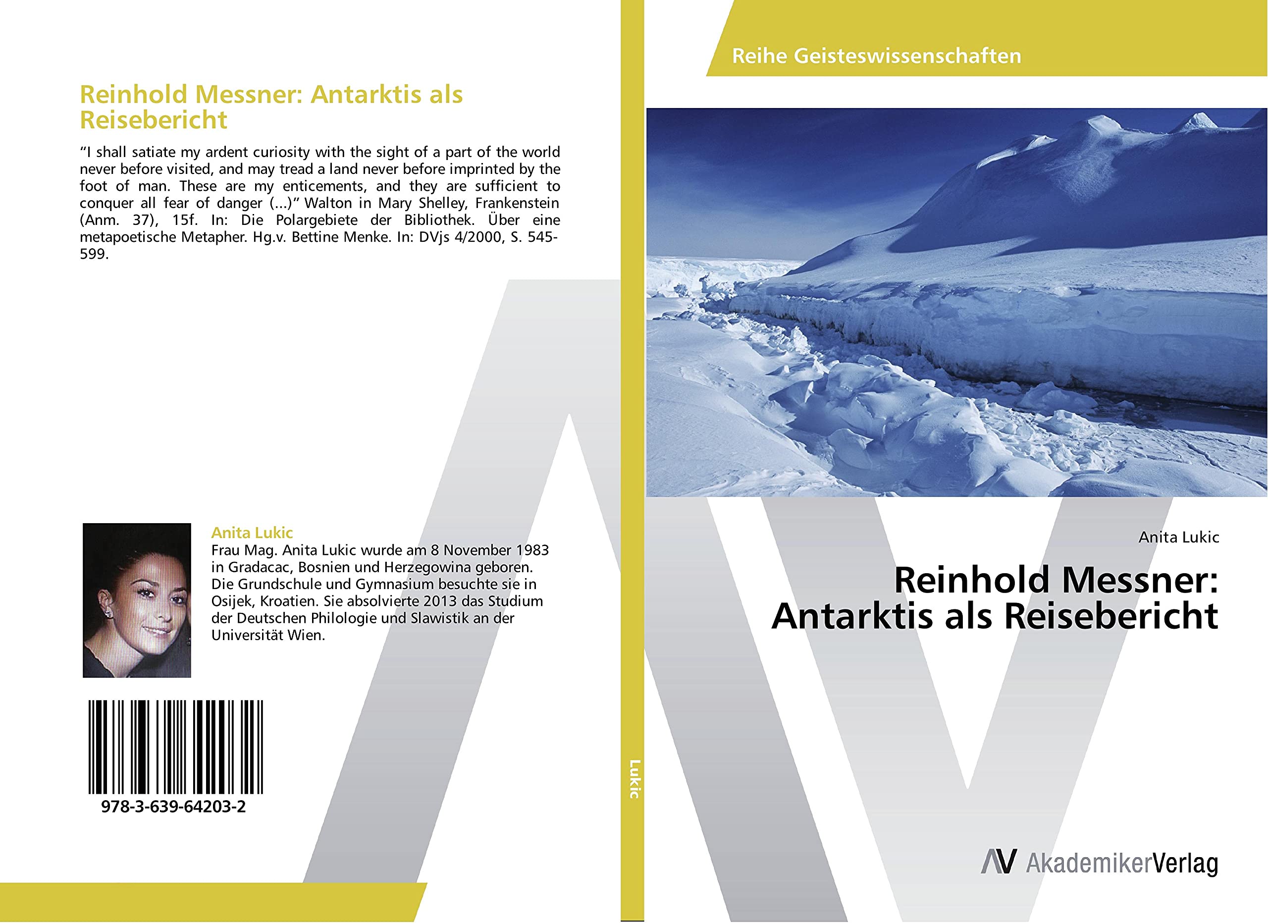 Reinhold Messner: Antarktis als Reisebericht Books