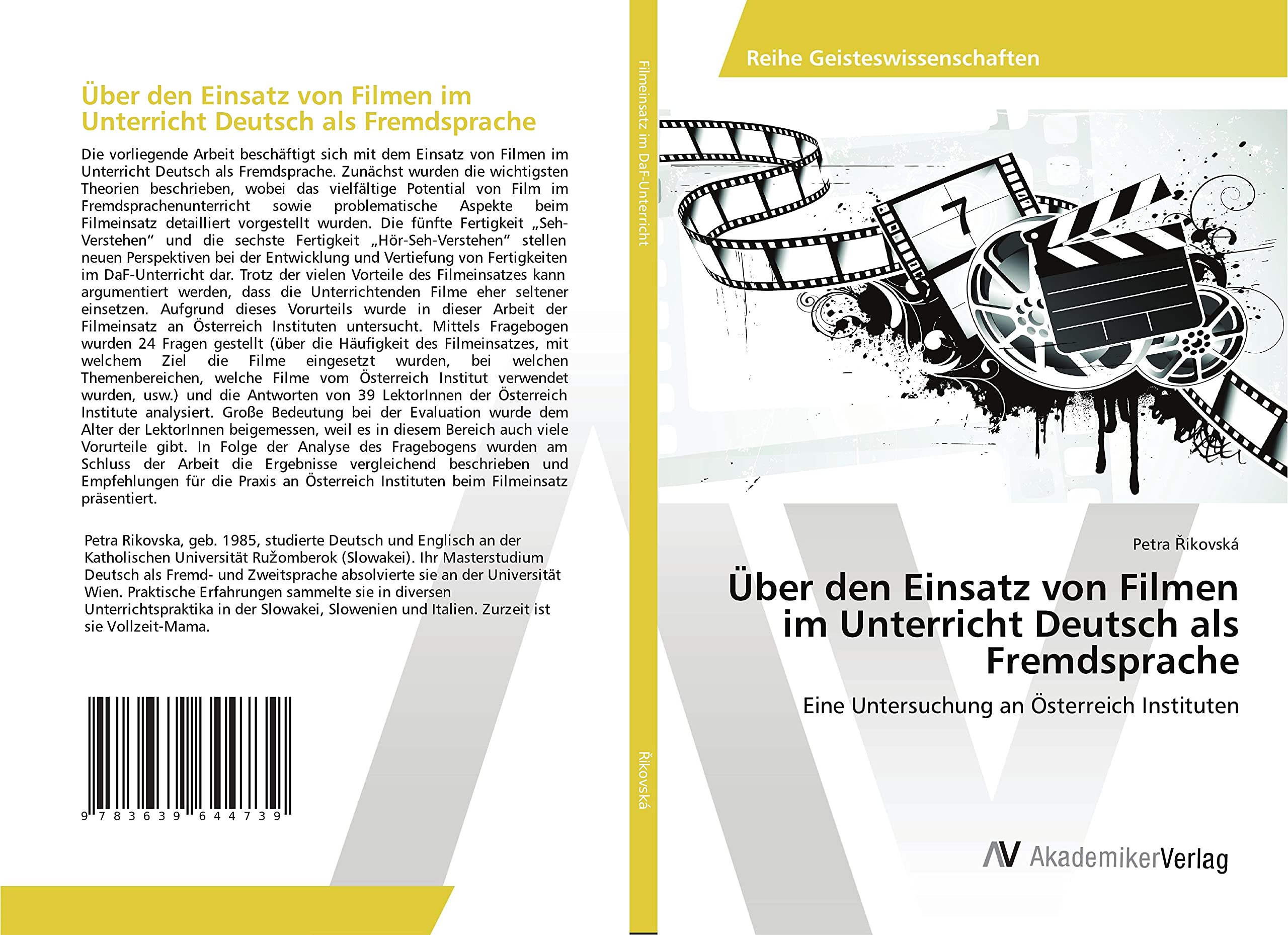 Über den Einsatz von Filmen im Unterricht Deutsch als Fremdsprache: Eine Untersuchung an Österreich Instituten Learning & Reference