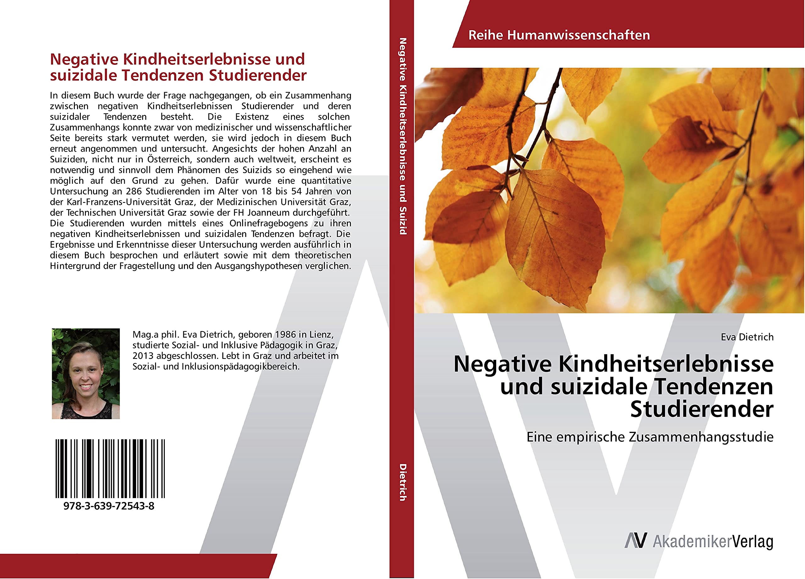 Negative Kindheitserlebnisse und suizidale Tendenzen Studierender: Eine empirische Zusammenhangsstudie Books
